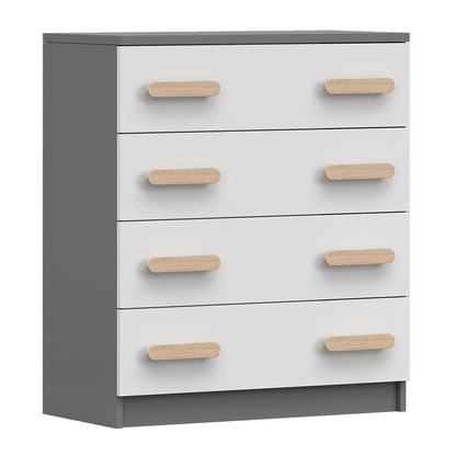 Chest of Drawers SKY II 02 Grey / White / Sonoma