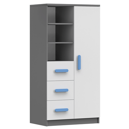 Cabinet SKY II 05 Grey / White / Blue