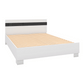 Bed 160x200 LULA White / Black Gloss